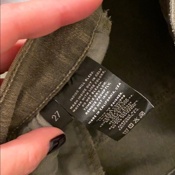 JBrand Green Patterned Jeans - Picture 3 of 6